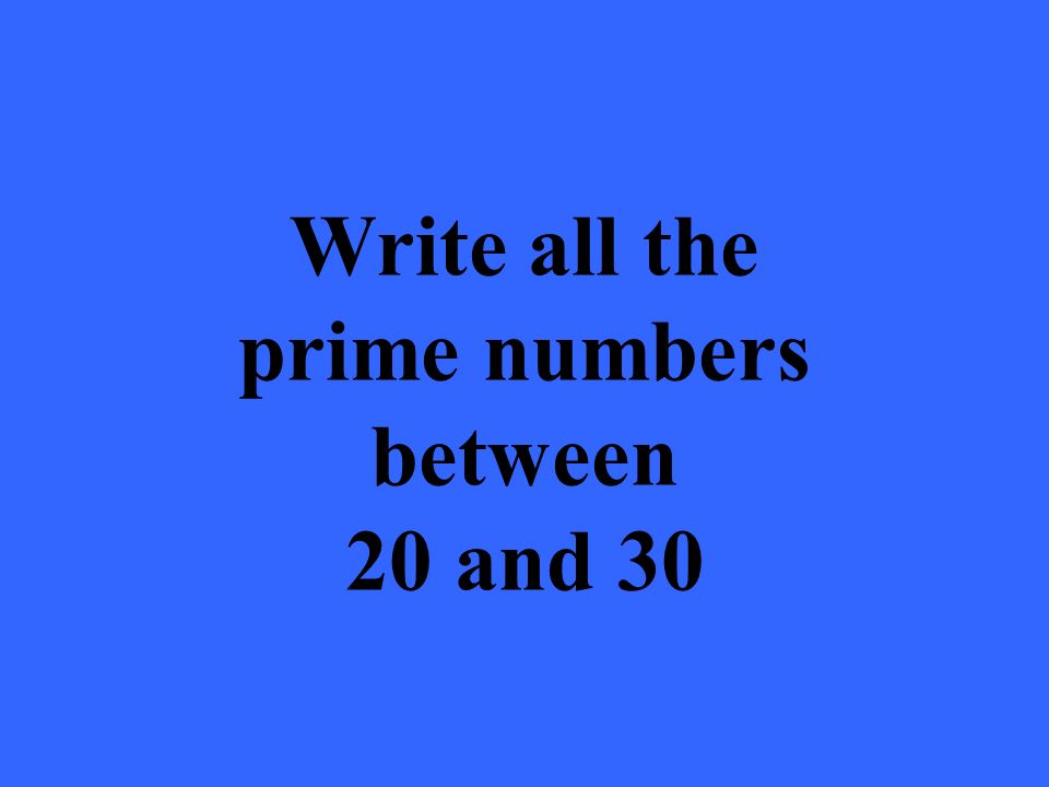 Prime Numbers Eratosthenes Sieve - PowerPoint PPT Presentation